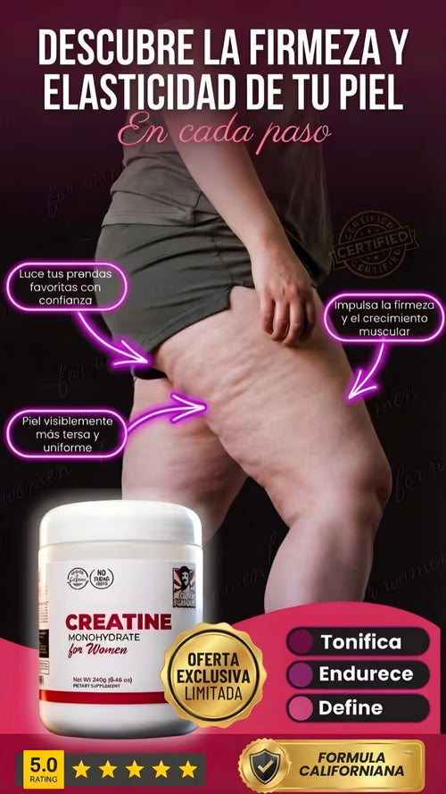 Creatina For Women fórmula 3-en-1